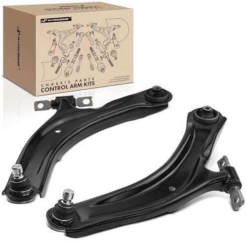 A-Premium 2 x Front Lower Control Arm, with Ball Joint & Bushing, Compatible with Nissan Rogue 2008-2013, Rogue Select 2014-2015