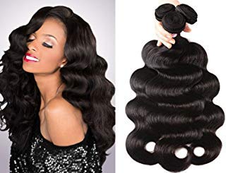 West Kiss Hair Brazilian Body Wave Virgin Hair 3 Pieces Of Bundles Weave 100% Unprocessed Human Hair Natural Color (16 18 20)