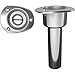 Mate Series Stainless Steel 0 Rod Cup Holder - Open - Oval Top [C2000ND]
