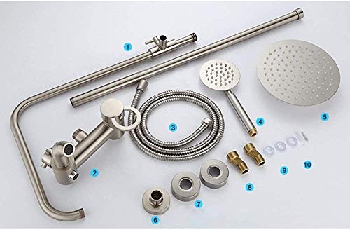 Ensemble de douche double pour régler le manque de pression et les variations de température - 7