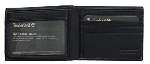 Timberland Men's Wellington Leather RFID Bifold Commuter Security Wallet4