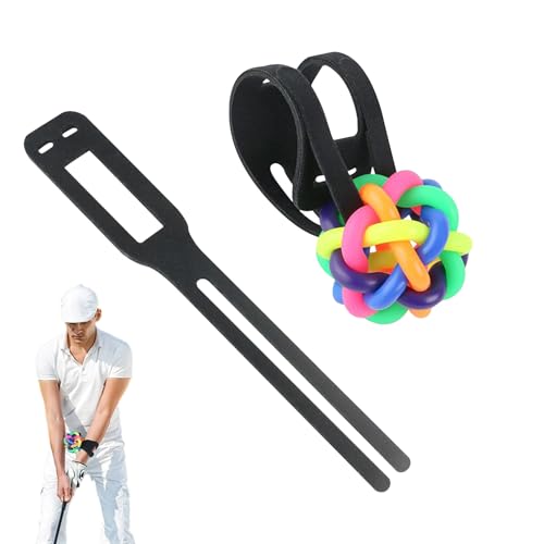 Herramienta De Entrenador De Swing De Golf - Bola Práctica De Entrenador Ajustable | Ayuda De Entrenamiento Para Atletas Golfistas | Equipo De Práctica Portátil | Para La Corrección De Postura De Swin
