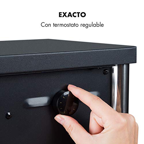 KLARSTEIN Copenhagen - Foyer électrique avec Chauffage, Cheminée électrique, 950 ou 1900W, Thermostat, Fonction de Chauffage commutable, Effets de Flamme, Noir KLARSTEIN Copenhagen - Foyer électrique avec Chauffage, Cheminée électrique, 950 ou 1900W, Thermostat, Fonction de Chauffage commutable, Effets de Flamme, Noir