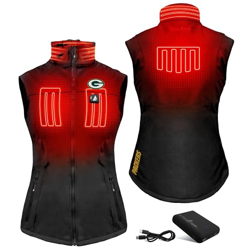 ActionHeat Pittsburgh Steelers 5V Women's Softshell Battery Heated Vest2