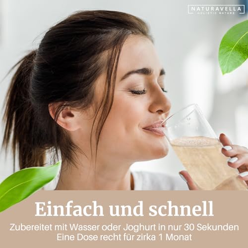NATURAVELLA DamoVera Bio Darmkur | 250g | Bio-Ballaststoffe | Flohsamenschalen, Gewürze & aktive Bakterienkulturen | Unterstützt als Verdauungshelfer Stoffwechsel & Darmflora | Vegan und laborgeprüft