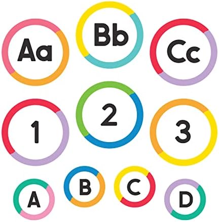 Carson Dellosa 150-Piece Cutout Letters, 4" Colorful