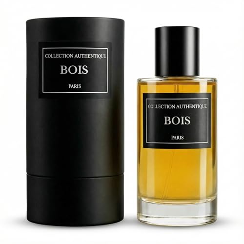 Bois Authentique - Collection Authentique - Eau de Parfum Mixte 50ml - Parfum Boisé Noble à l'Iris & Encens - Sillage Intense et Mystérieux - Élégance...