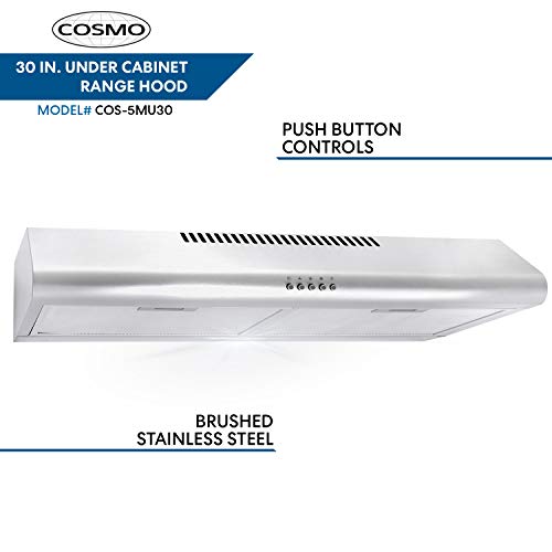 COSMO 30'' Under Cabinet Range Hood - Image 10