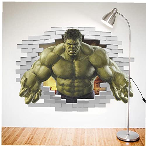 Froiny Hulk Wall Sticker Superheroes Comic Avengers Wall Decal Vinyl Art Home For Boy Bedroom Poster Decor #TOP2
