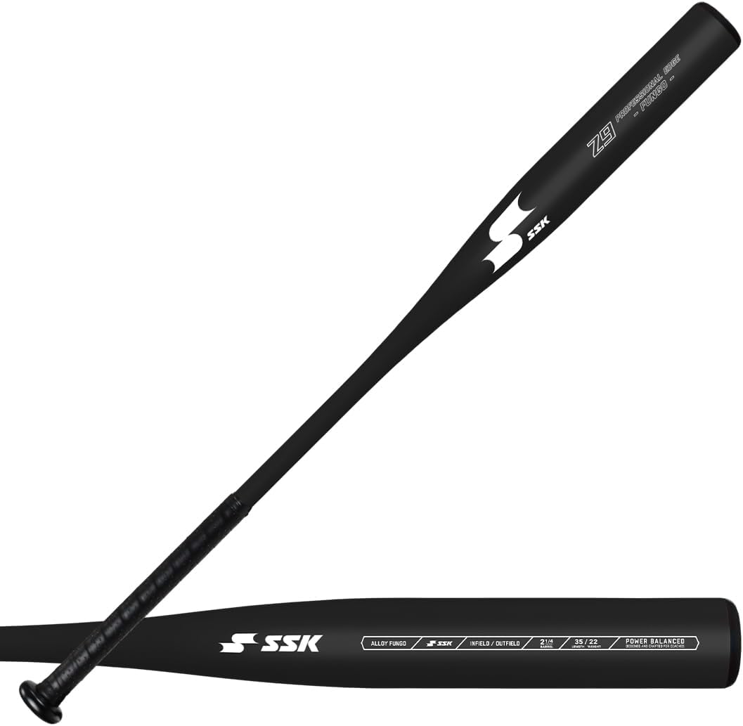 Z9 Professional Edge Coaches Metal Fungo Bat - 35" 22oz Ultra-Lightweight Aluminum Fungo Bat MF150