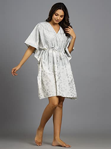 Image of Ravaiyaa - Attitude is everything Womens Soft Crepe Silk Casual Dress Summer Floral Printed Dress Ladies Tank Midi Sundress