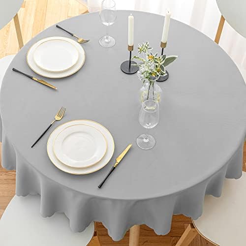 Home Direct Quality Round Fabric Tablecloth Table Cover 180cm 70" Navy