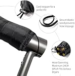 Hooded Hair Dryer Bonnet,Upgraded Dual-Tubes Even Heat Blow,Hands Free Drying for Thick or Curly Hair, Deep Conditioning at Home,Portable&Universal Diffuser Attachment Cap(Size L)