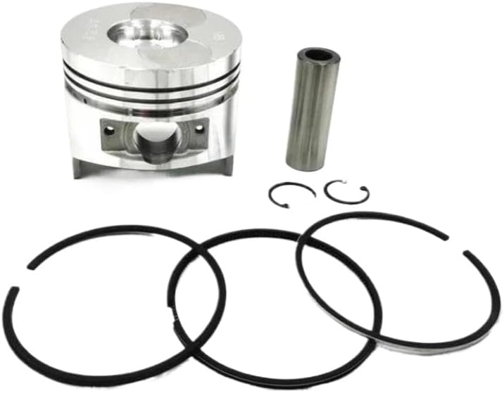 Piston Kit for 188F 88mm Bore Diesel Engine Compatible with Generators Cultivators Water Pumps and Tillers Includes Piston Rings Pin and Circlip