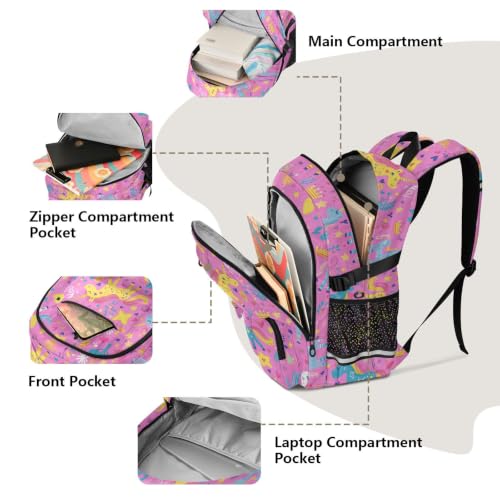 Mochila de unicornios para portátiles grandes: protege tu laptop de 17.5" sin perder estilo 5