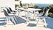Produktbild ARTELIA - Themis XL Gartenmöbel Essgruppe Aluminium 8 Personen Esstisch Set für Garten, Terrasse, Gartenmöbelset Weiß