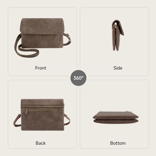 Image of Crossbody Purse, PU Leather Women's Crossbody Handbags Small Crossbody Bags for Women and Girls, Crossbody Handbag