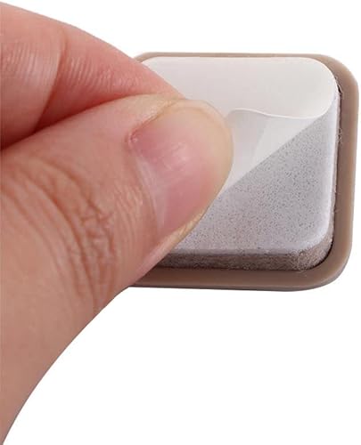 Miniatura 5 de 4 deslizadores de muebles autoadhesivos, reutilizables para mover muebles, deslizadores de muebles para protector de suelo del hogar (0.866 pulgadas