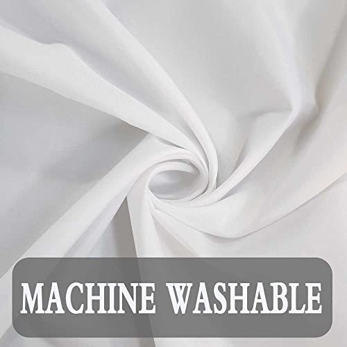 Image of Boziqr Halloween Shower Curtains for Bathroom, Cute Funny Ghost Bathroom Curtain, Fall Autumn Pumpkin Spooky Shower Curtain with Hooks Set 70x70 Inch