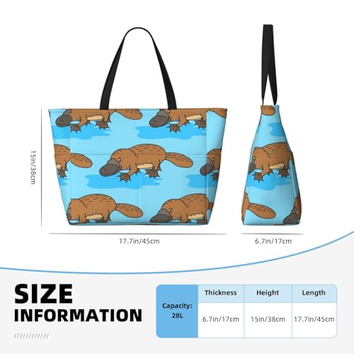 Sac de plage ornithorynque grand volume pour ne plus manquer de place - 5