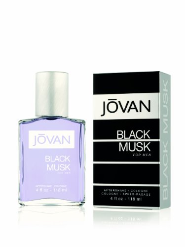 Jovan Black Musk Men After Shave Cologne, 4 Fluid Oz