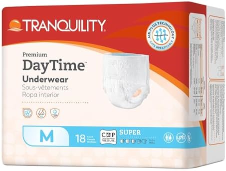 Tranquility 2105 Premium DayTime Pull On Diapers (Medium) 72/Case by PBE by P.B.E.