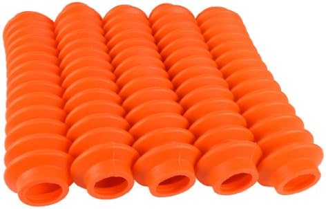 5 Shock Boots Bright Orange Fits Most Shocks for Jeep Universal Off Road Vehicles
