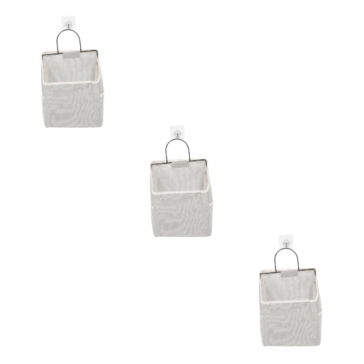 3piezas Bolsa De Almacenamiento Colgante De Pared Laterales para Dormitorio Sala De y Organizador para Revistas y Accesorios