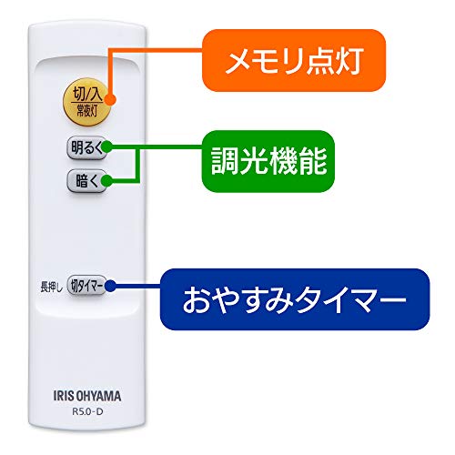 アイリスオーヤマ『LEDシーリングライト6畳10段階調光タイプ』