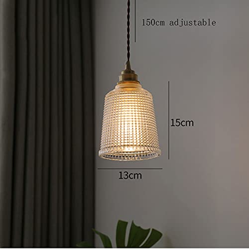 Lámparas colgantes de vidrio estilo nórdico retro para cocina y comedor 5