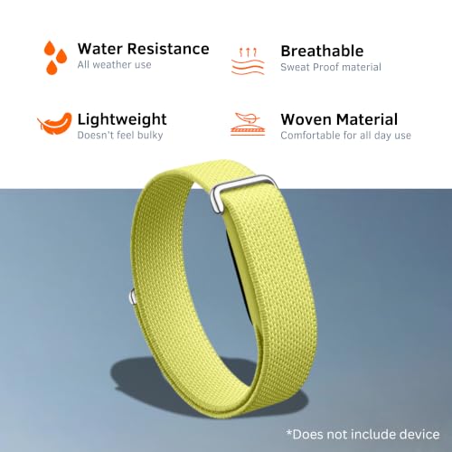 Image of Nylon Strap (Titanium Buckle) Compatible with Google Fitbit Air