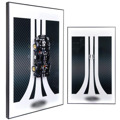 Image of Display Wallboard for Lego Technic 1966 Ford GT40 MKII-42223 Race Car, Display Wall Mount with Led Lights, Home Decor Adult Collectibles Wall Mount, Gift for Car Model Collectors(No Car Included)