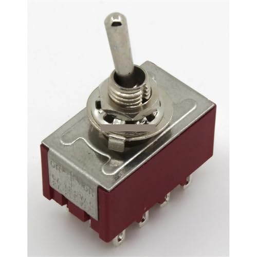 Interrupteur à bascule 4PDT MTS-403 robuste 12 broches 6 mm