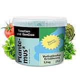 PLANTEMUS Dünger für Tomaten und Gemüse, Reichhaltige Ernten, Früchten, Erdbeeren, Zitrusfrüchten und Oliven, Flüssigdünger, 5 KG