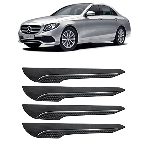 Image of AOSIS-Car Bumper Protector /Bumper Guard for MercedesBenz E220 with Single Chrome Stripe (4-Pcs)