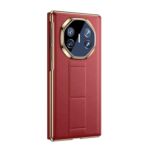 AXUEQIN-Huawei Mate XT�p���U�[�P�[�X�A�X�}�[�g�T�C�h�E�B���h�E�L�b�N�X�^���h�t���v���~�A���r�W�l�X�P�[�X�A�d�C���b�L�ϏՌ��J�o�[(Mate XT�A���b�h)