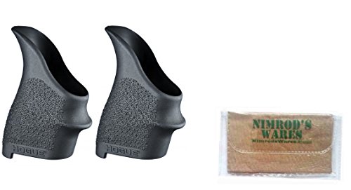 Nimrod's Wares 2-Pack Hogue S&W M&P Shield Ruger LC9 + More Grip Sleeves 18400 Microfiber Cloth
