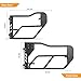 Tube Doors Compatible with Jeep Wrangler JL JLU & Gladiator JT 4-Door Tubular Half Doors with Side View Mirrors, Off-Road Steel Doors for Summer Trail Adventure