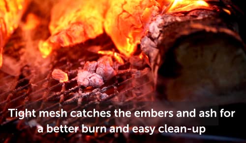 Walden Backyards Fire Pit Grate Round Premium Heavy Duty Steel Grate With Ember Catcher For Outdoor Fire Pits (29.5") #TOP2