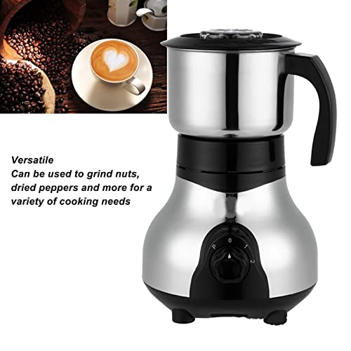 Moedor de café elétrico, eficiente 300 W, seguro para lava-louças, moedor elétrico de grãos de café,