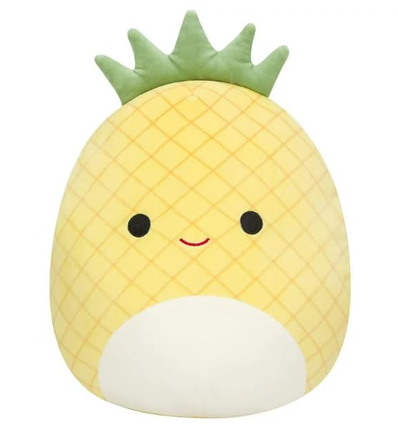 Squishmallows Original Maui The Pineapple 5 inch Yellow Fruit