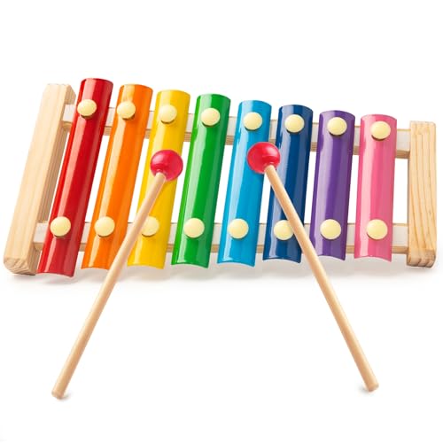 MCPINKY Xylophone for Kids, Xylophone Musical Toy with Child Safe Mallets Educational Musical Instruments Toy for Toddlers