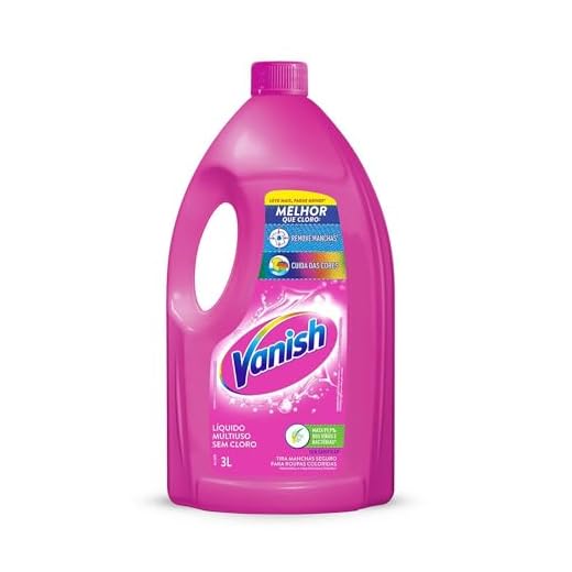 Vanish Tira Manchas Líquido Multiuso 3L Para Roupas Coloridas