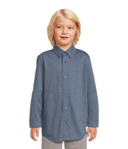 Johnston & Murphy Boys' Xc Flex Stretch Long-Sleeve Shirt (Big Kid)