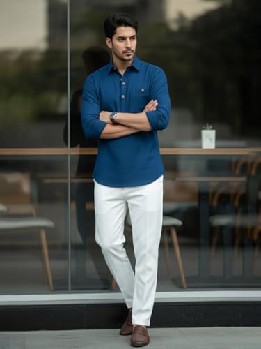 Image of Vida Loca Short Kurta for Men and Boys. (VFLX82)