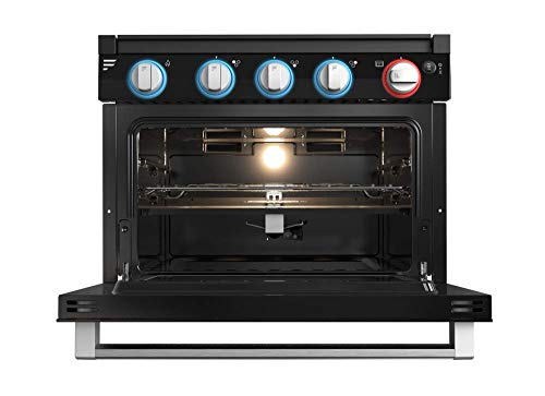 Furrion F1S17L02A-Ss 17" 2-In-1 Gas Range Oven (Stainless Steel) With 3-Burner Cooktop For Rv #TOP3