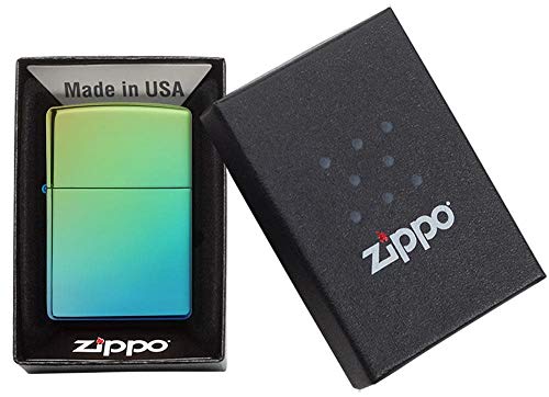 Image of Zippo High Polish Teal Pocket Lighter