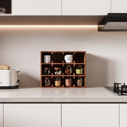 WOOVEN DESIGN Wooden Mug Rack Multi Purpose