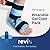 REVIX Ankle Ice Pack Wrap for Foot Pain Relief and Feet Injuries, Reusable Gel Ice Cold Packs for Achilles Tendonitis, Plantar Fasciitis, Sprained Ankles and Heels