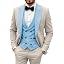 Beige and Sky Blue